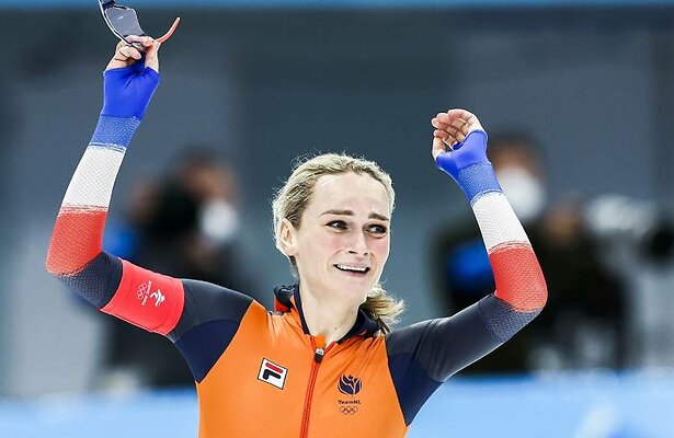 Irene Schouten wint goud op de Olympische Spelen in Peking